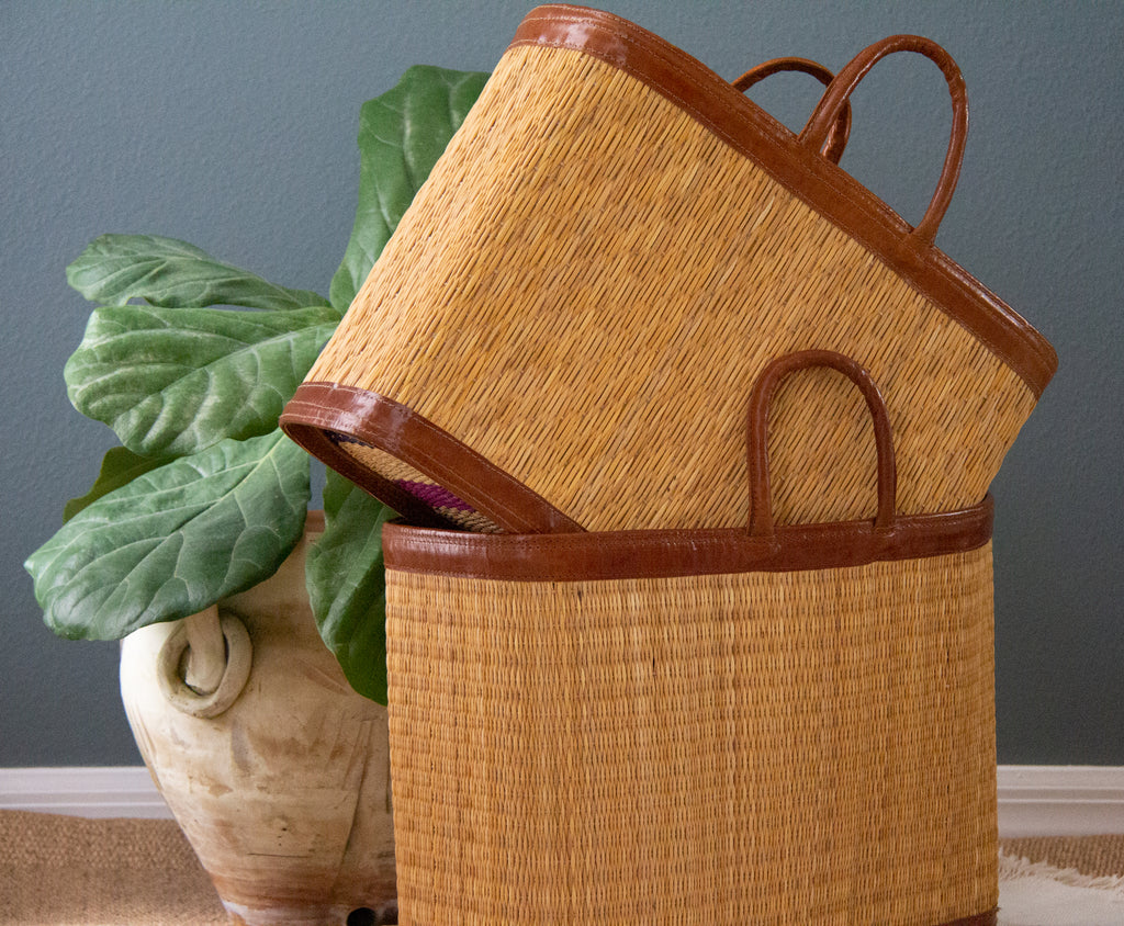 HAND WOVEN BASKETS